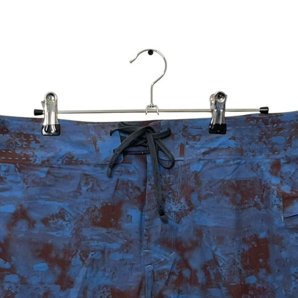 Lululemon Current State 9 Board Shorts Blue Brown Camo Swim Men's Size 33 - Picture 3 of 8